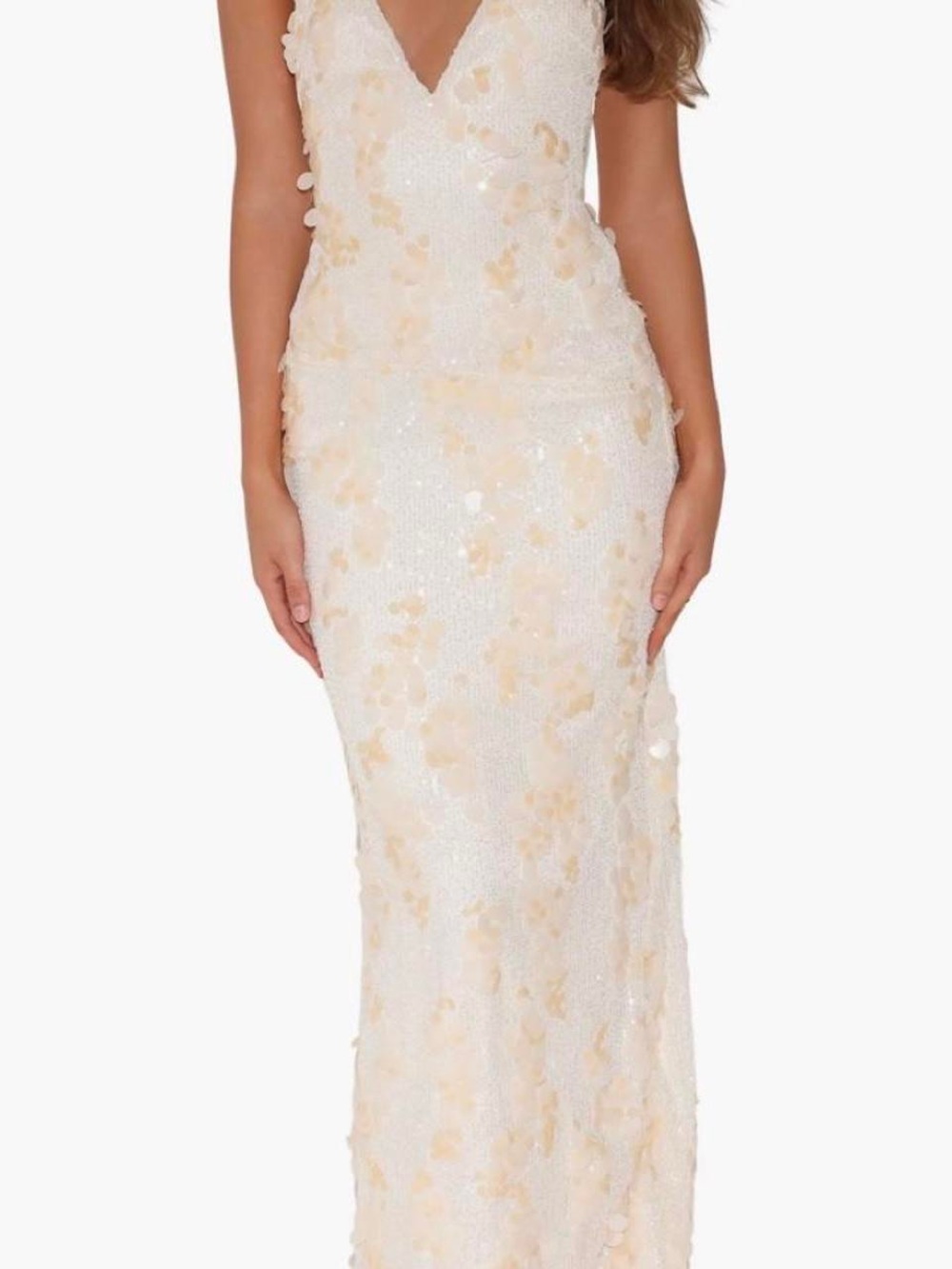 Tiger Mist Sequin Ivory Dress
